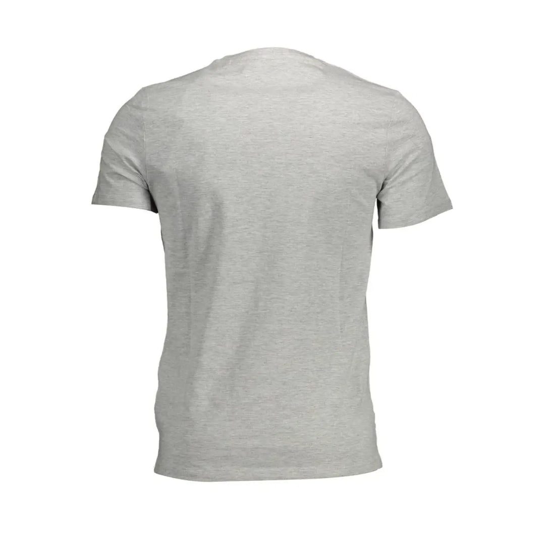 Guess Jeans Gray Organic Cotton Men T-shirt