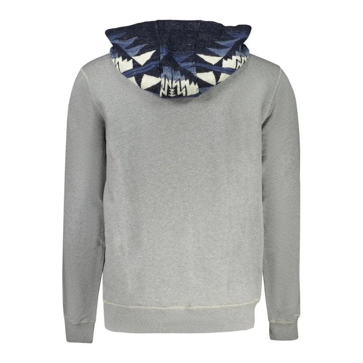 Guess Jeans Grigio Cotton Mens Sweatshirt