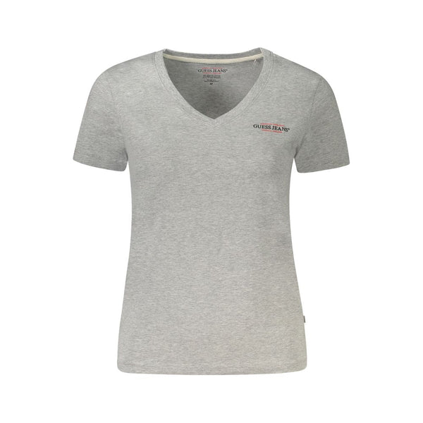 Guess Jeans - Grigio Cotton Women T-Shirt