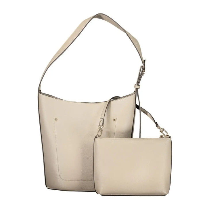 Guess Jeans Grigio Poliuretano Women Handbag