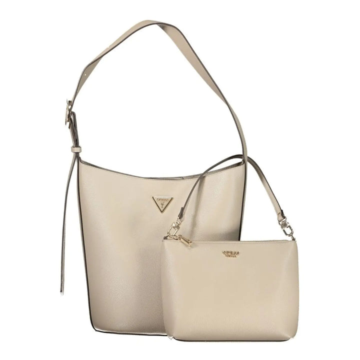 Guess Jeans Grigio Poliuretano Women Handbag