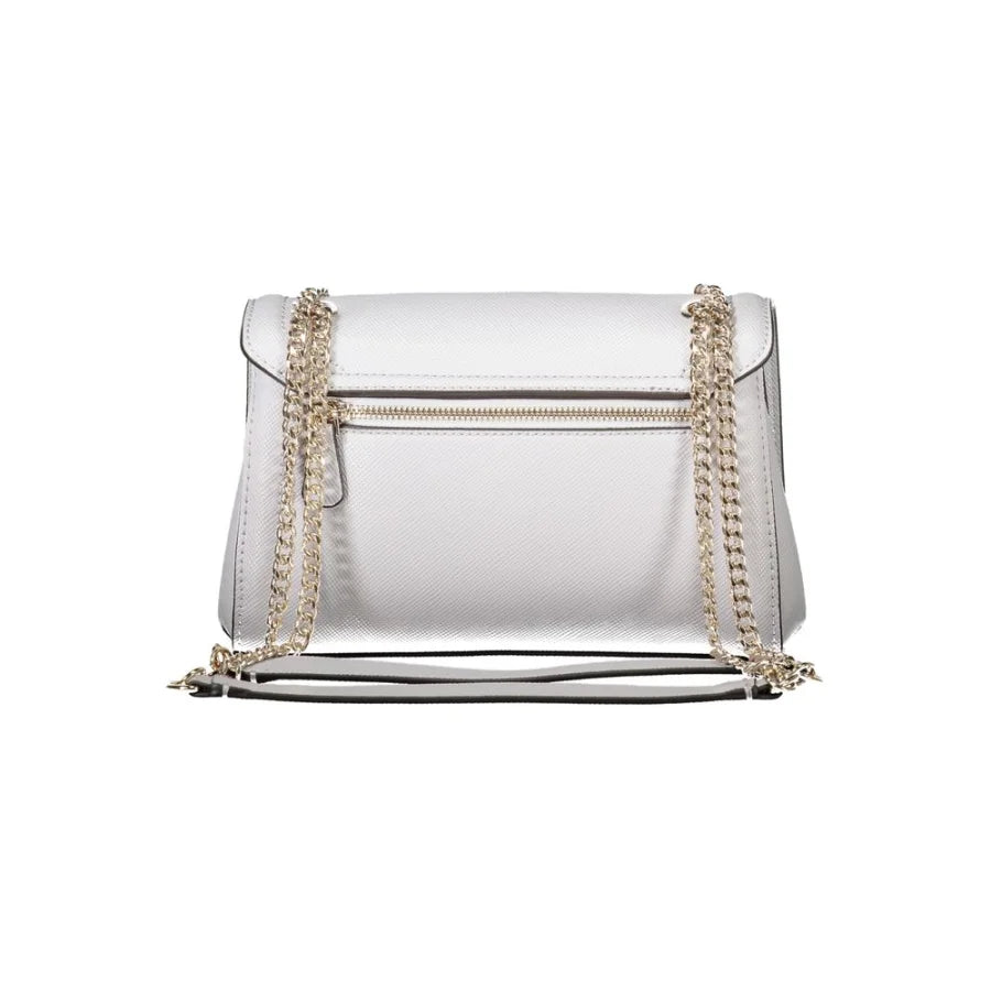 Guess Jeans Grigio Poliuretano Women Handbag