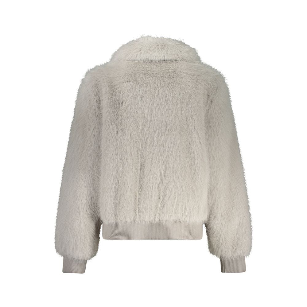 Guess Jeans Bomber Jackets - Grigio Polyester Women Jacket
