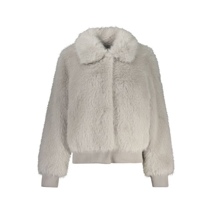 Guess Jeans Bomber Jackets - Grigio Polyester Women Jacket