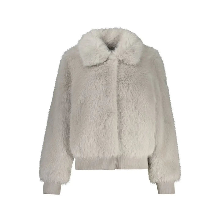 Guess Jeans Grigio Polyester Women Jacket