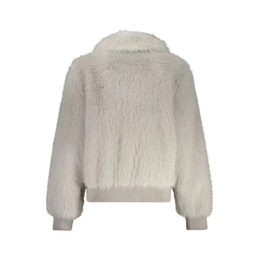 Guess Jeans Grigio Polyester Women Jacket