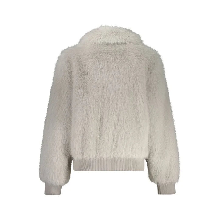 Guess Jeans Grigio Polyester Women Jacket