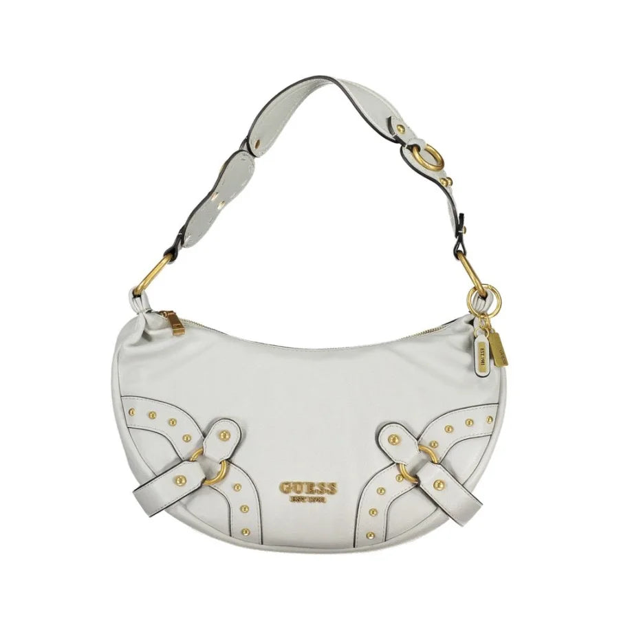 Guess Jeans Grigio Polyurethane Women Shoulder Bag