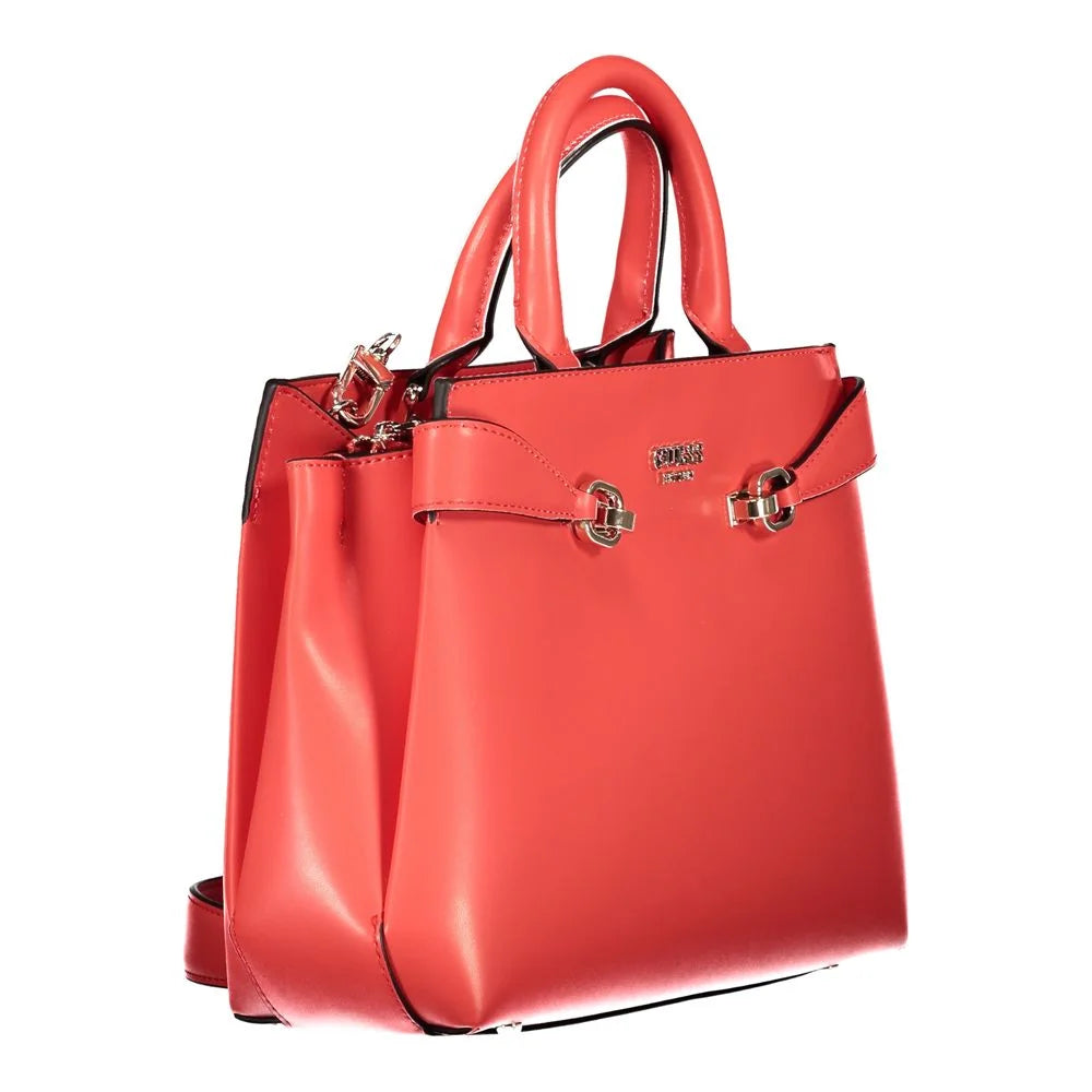 Guess Jeans Lorelei Bag Bold Red Handbag with Iconic Style