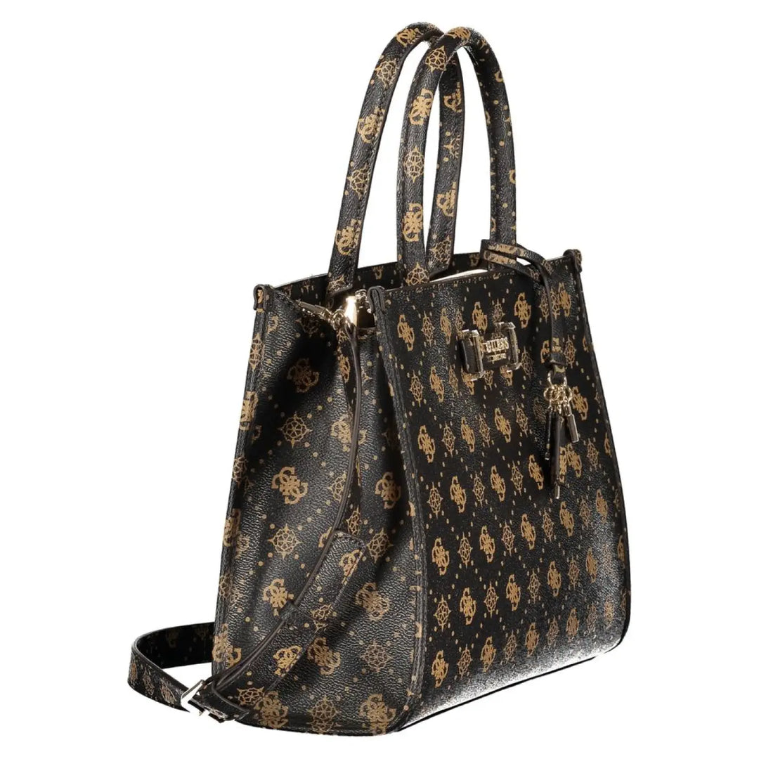 Guess Jeans Marrone Poliuretano Woman Handbag