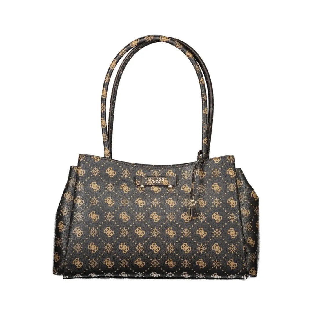 Guess Jeans Marrone Poliuretano Women Handbag