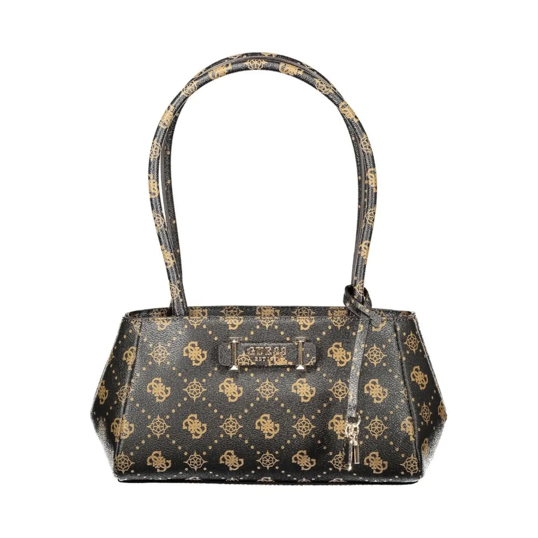 Guess Jeans Marrone Poliuretano Women Handbag