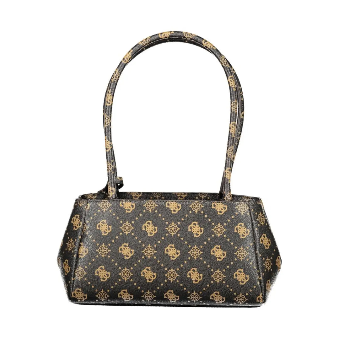 Guess Jeans Marrone Poliuretano Women Handbag