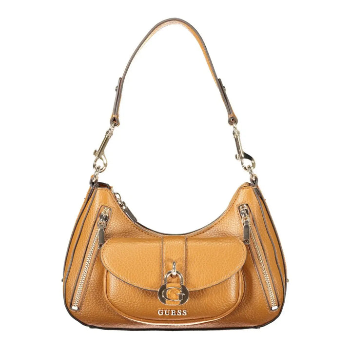 Guess Jeans Marrone Poliuretano Womens Handbag