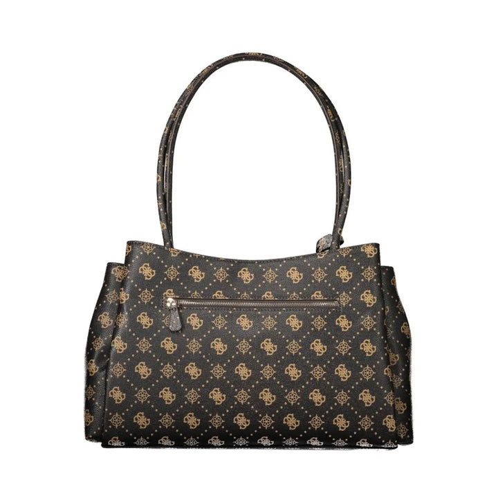 Guess Jeans Marrone Polyurethane Women Handbag