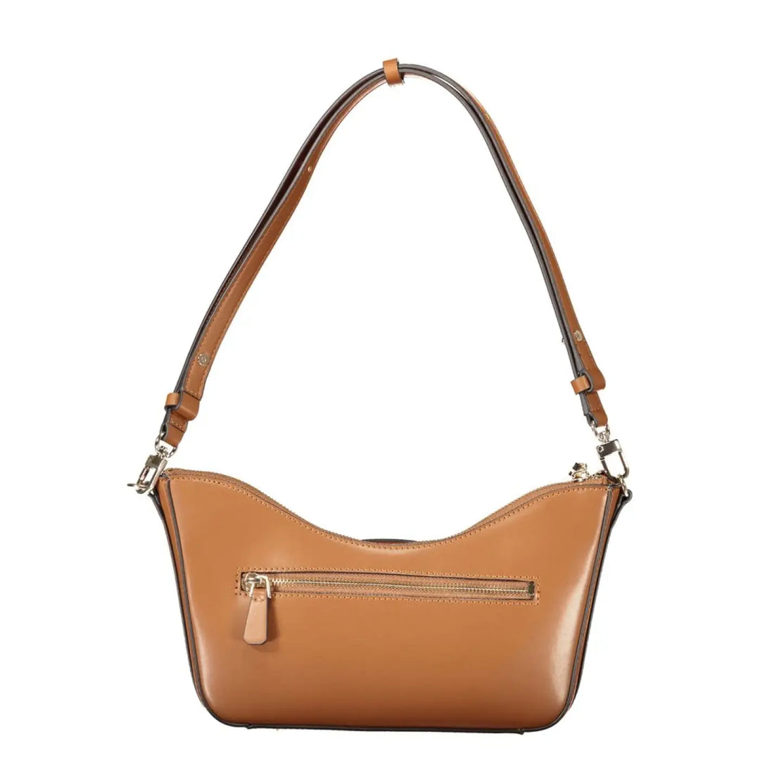 Guess Jeans Marrone Polyurethane Women Handbag