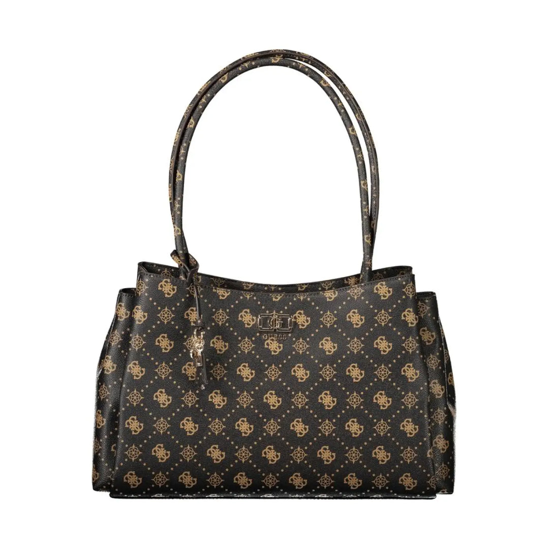 Guess Jeans Marrone Polyurethane Women Handbag