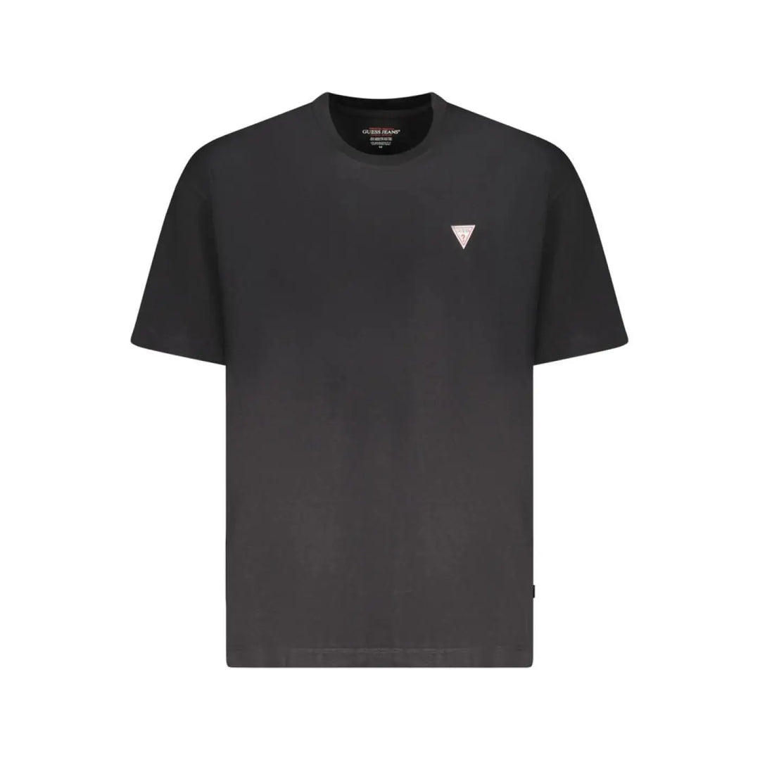 Guess Jeans Nero Cotton Mens T-shirt