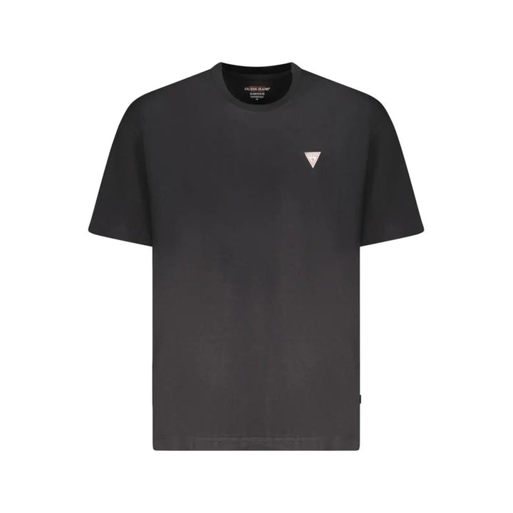 Guess Jeans Nero Cotton Mens T-shirt