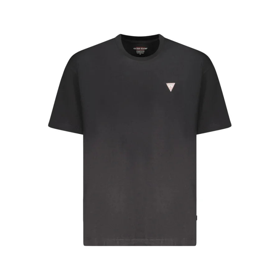 Guess Jeans Nero Cotton Mens T-Shirt