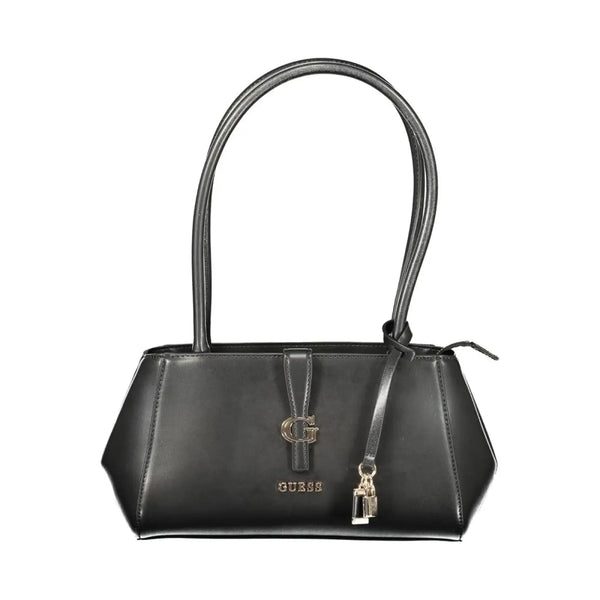 Guess Jeans - Nero Poliuretano Donna Shoulder Bag