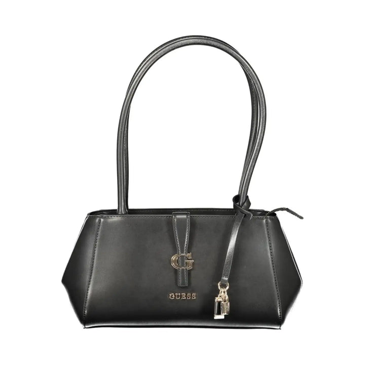 Guess Jeans - Nero Poliuretano Donna Shoulder Bag