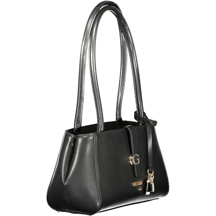Guess Jeans - Nero Poliuretano Donna Shoulder Bag