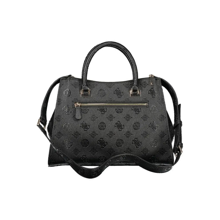 Guess Jeans Nero Poliuretano Woman Handbag