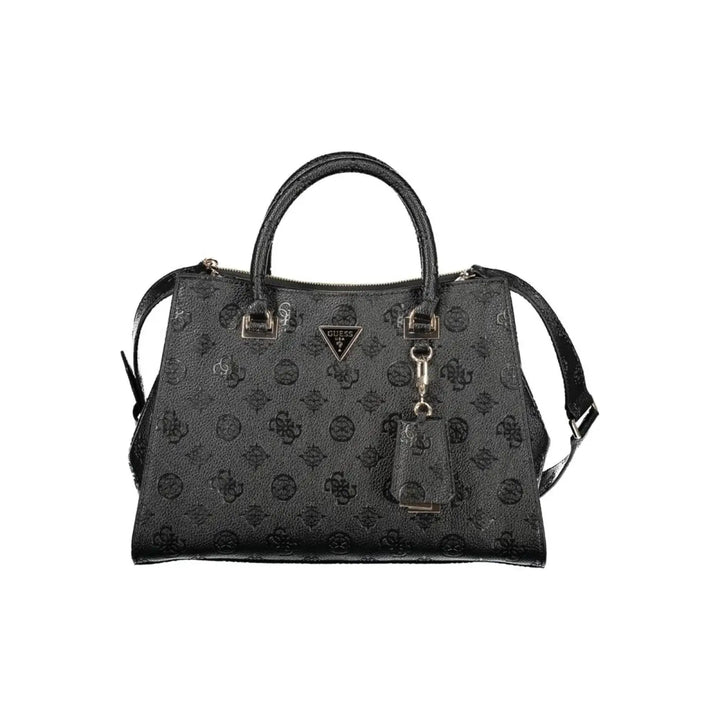 Guess Jeans Nero Poliuretano Woman Handbag