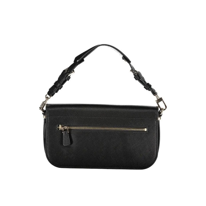 Guess Jeans Nero Poliuretano Woman Handbag