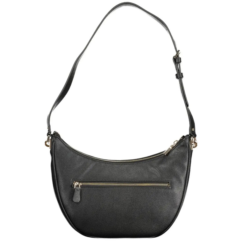 Guess Jeans Nero Poliuretano Women Handbag