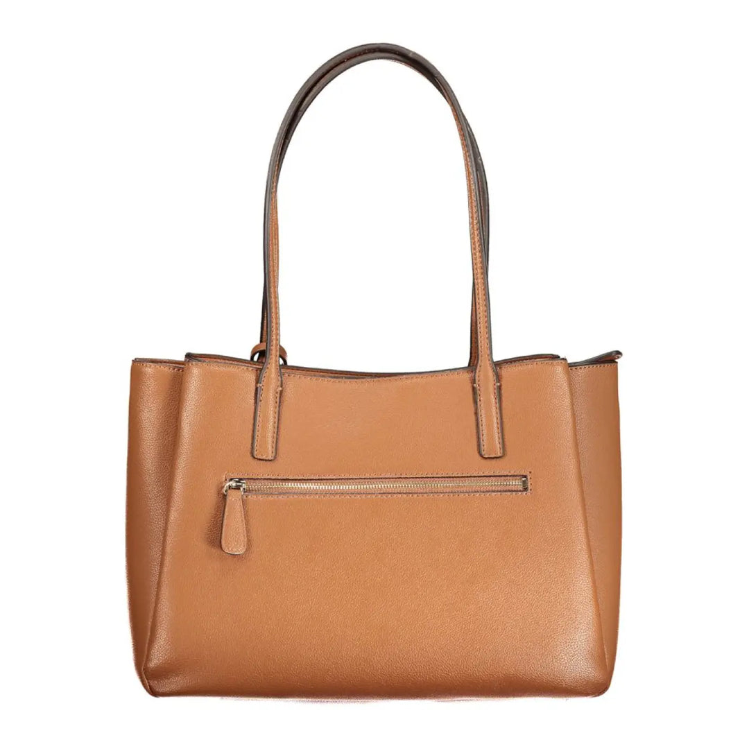 Guess Jeans Nero Poliuretano Women Handbag