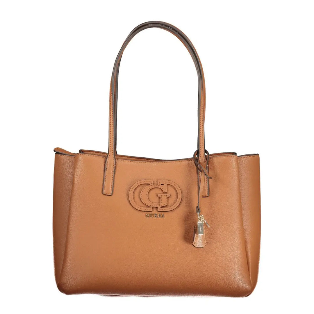 Guess Jeans Nero Poliuretano Women Handbag