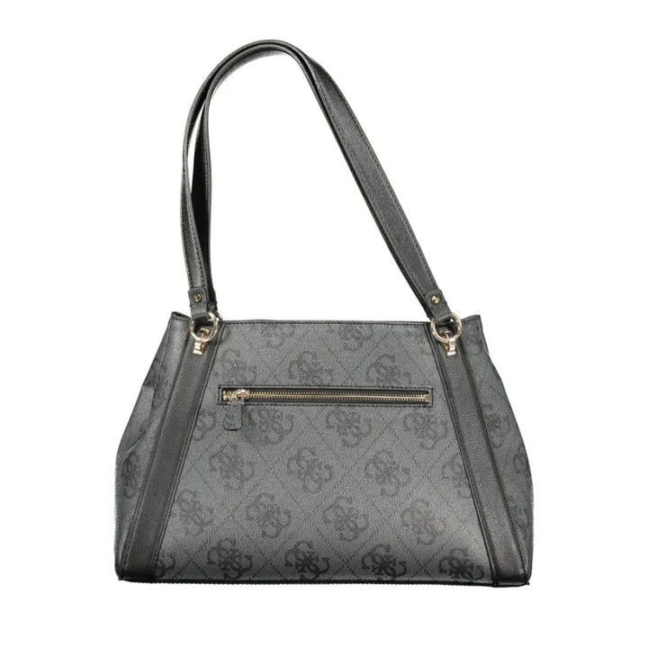 Guess Jeans Nero Poliuretano Women Handbag