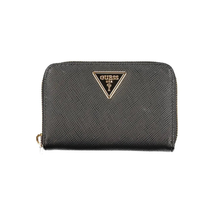 Guess Jeans Nero Poliuretano Women Wallet