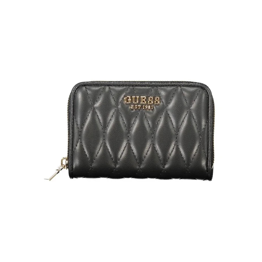 Guess Jeans Nero Poliuretano Women Wallet