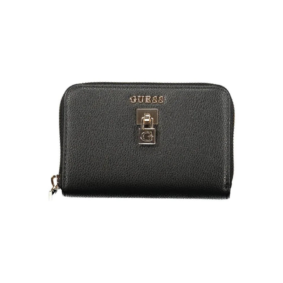 Guess Jeans Nero Poliuretano Women Wallet