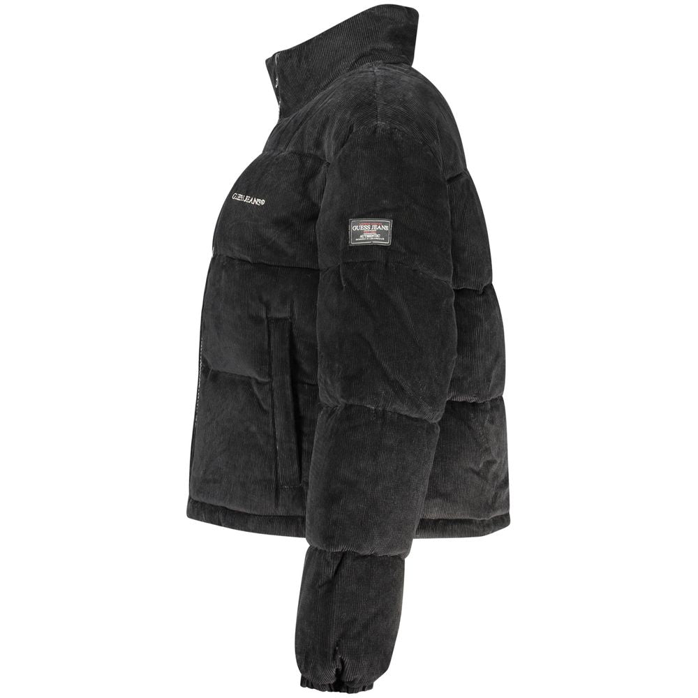 Guess Jeans Puffer Jackets - Nero Polyester Woman Jacket