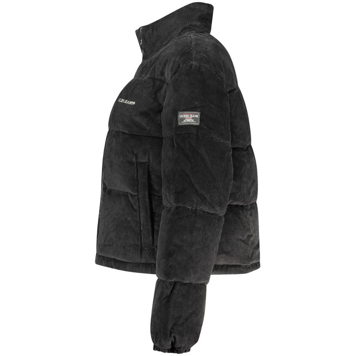 Guess Jeans Puffer Jackets - Nero Polyester Woman Jacket