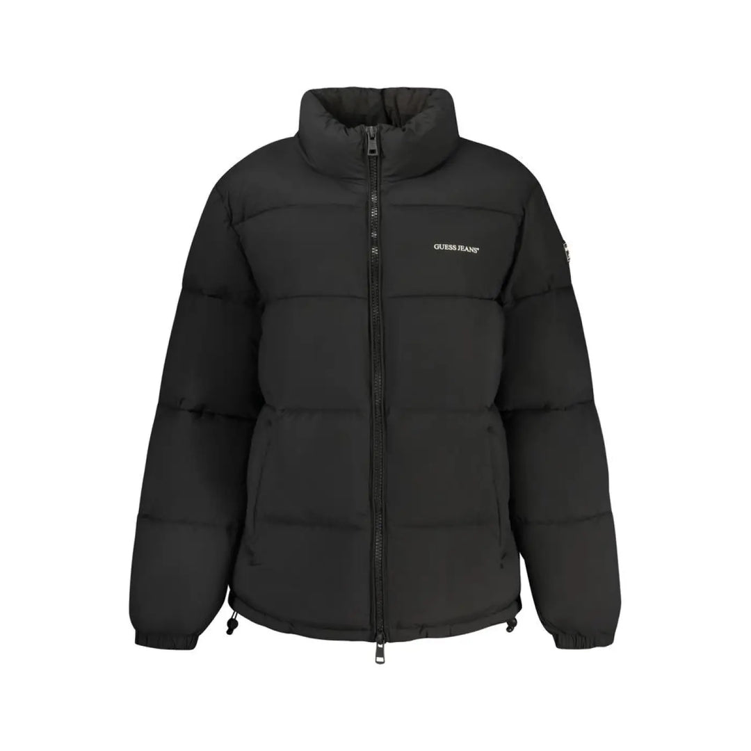 Guess Jeans Nero Polyester Woman Jacket