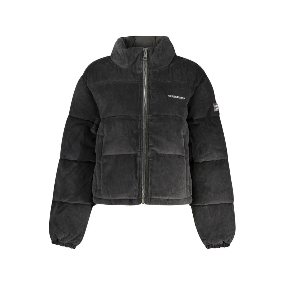 Guess Jeans Nero Polyester Woman Jacket