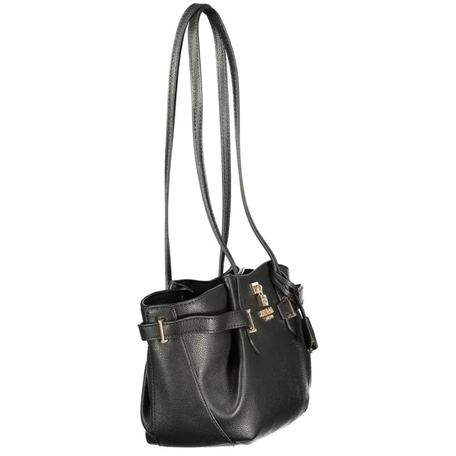 Guess Jeans Nero Polyurethane Women Handbag
