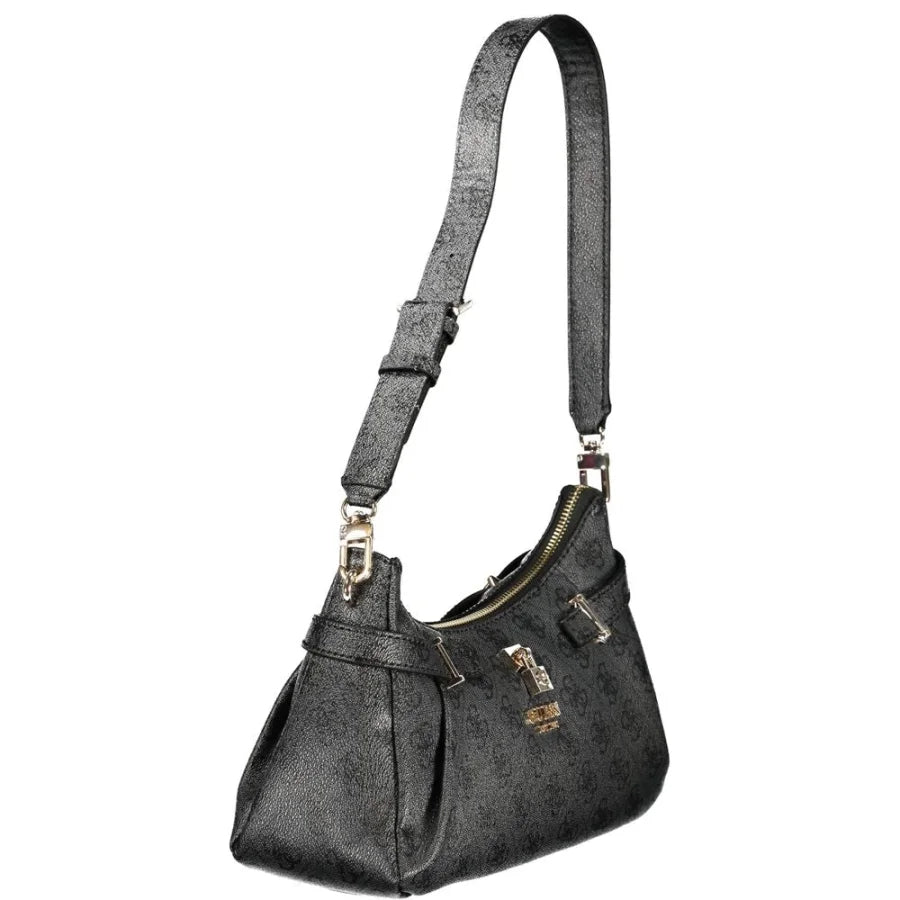 Guess Jeans Nero Polyurethane Women Handbag