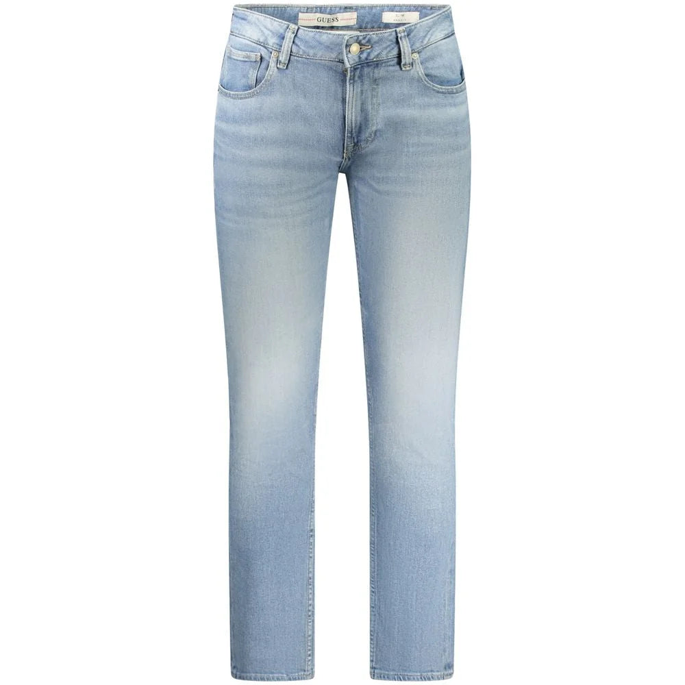 Guess Jeans Reborn Slim Blue Denim Statement