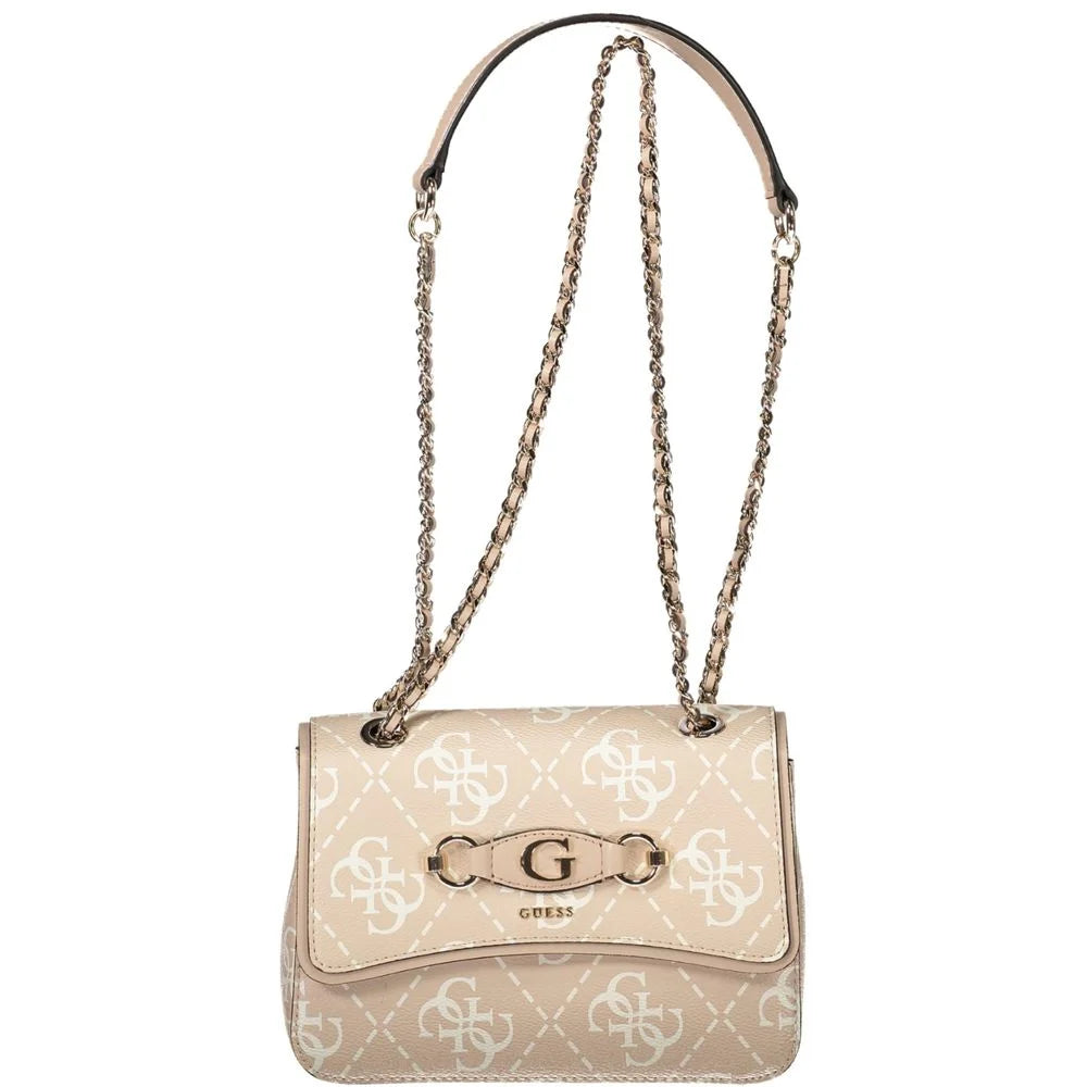 Guess Jeans Rosa Poliuretano Women Shoulder Bag