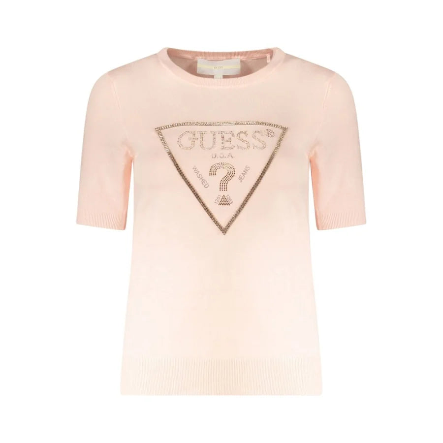 Guess Jeans Rosa Viscosa Women Sweater