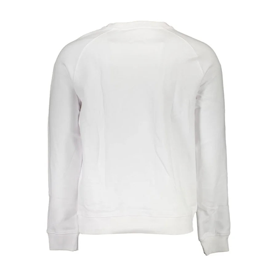 Guess Jeans White Cotton Men Sweatshirt