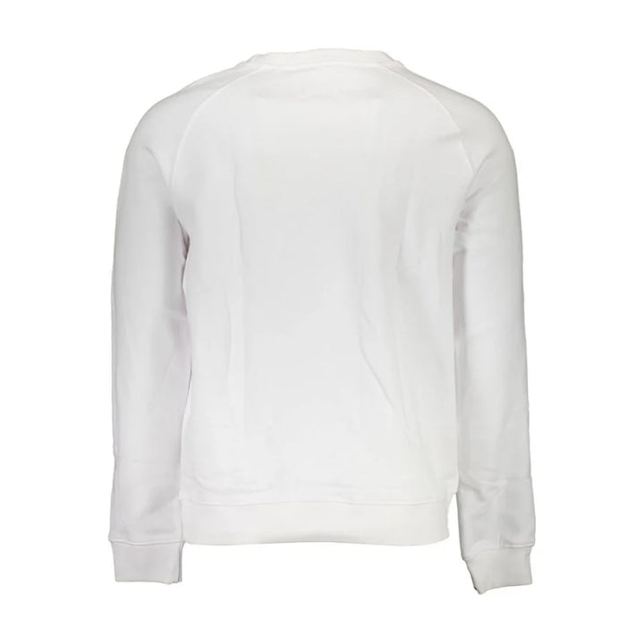 Guess Jeans White Cotton Men Sweatshirt