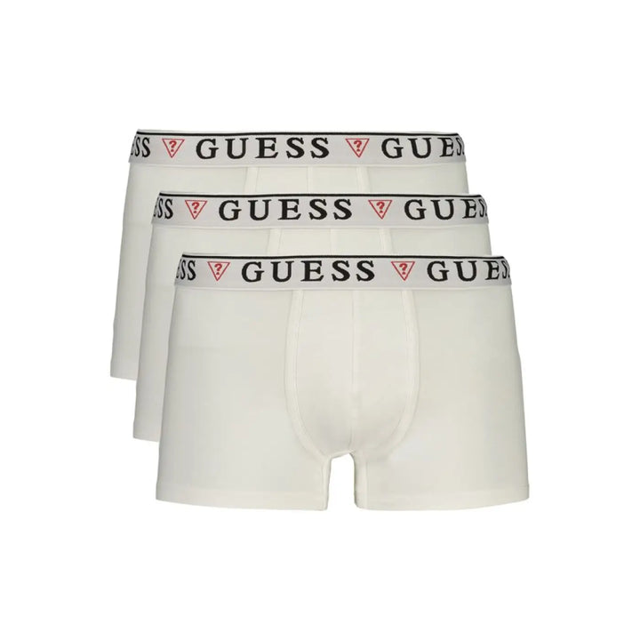 Guess Jeans White Cotton Men’s Boxer