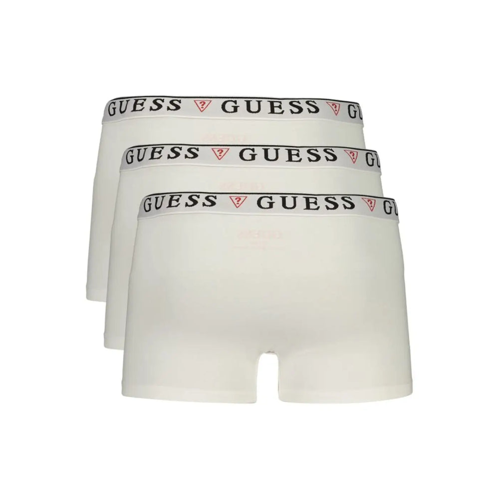 Guess Jeans White Cotton Men’s Boxer